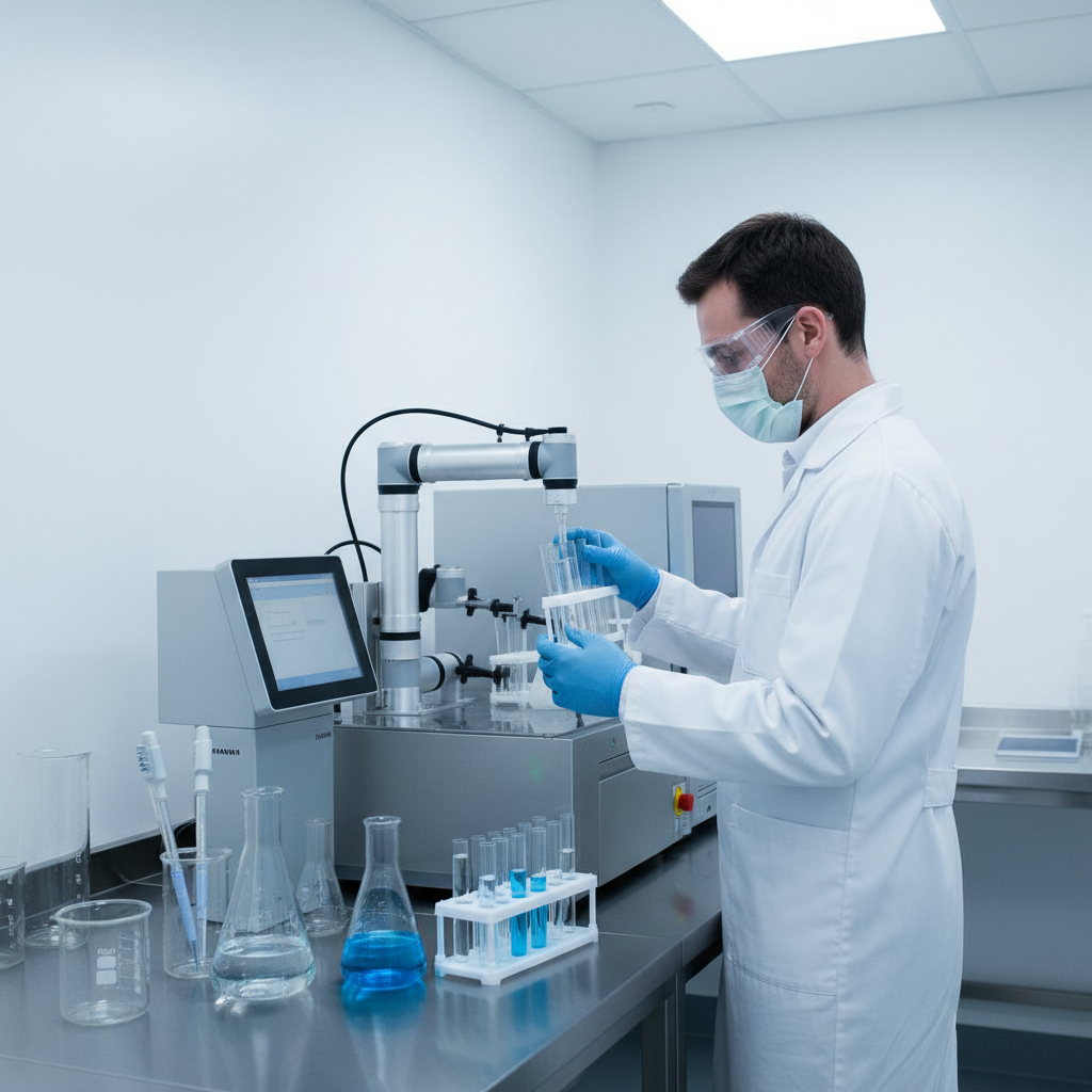 Professional lab analysis: comprehensive blood work results showing biomarkers, cholesterol levels, glucose, and other clinical laboratory data