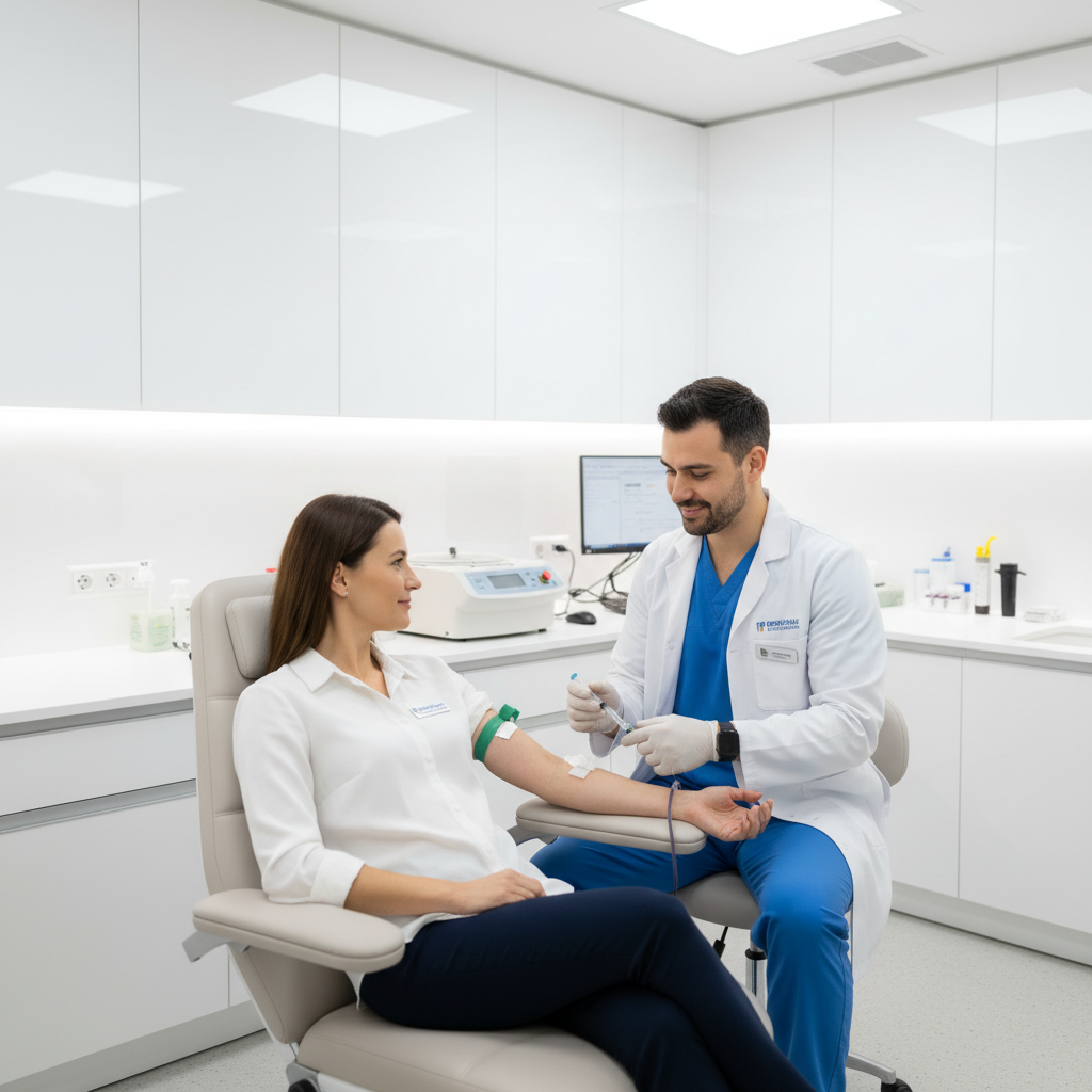 Step 2: Order Lab Tests - Patient selecting laboratory tests through health platform